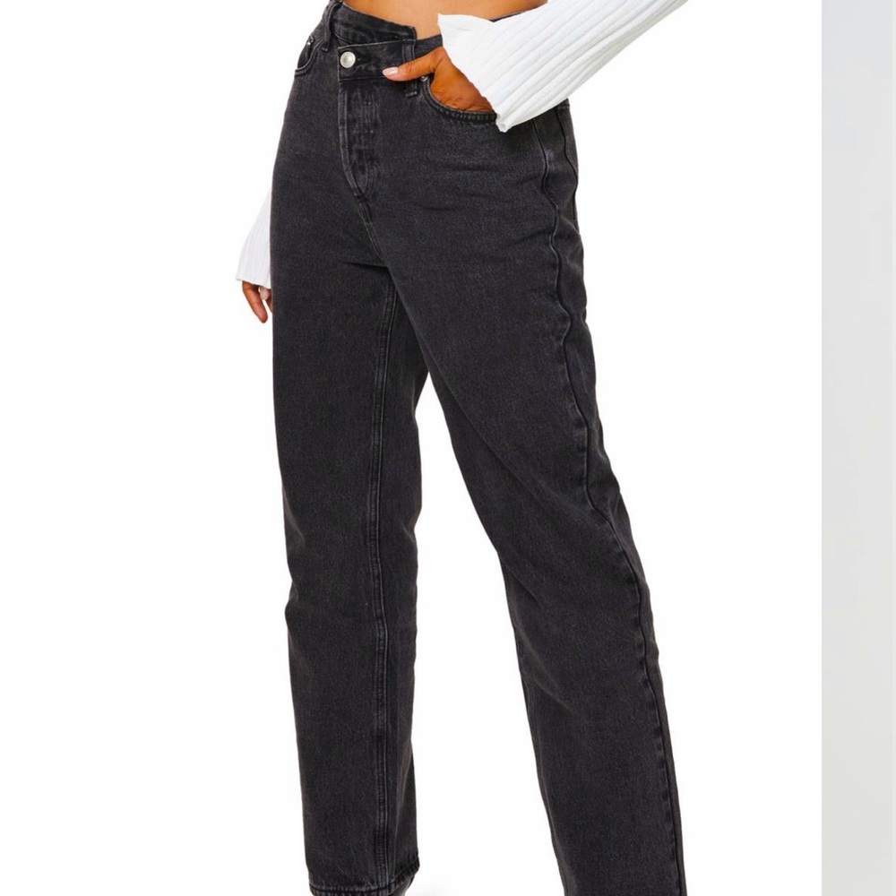 ✩A&𝑭  𝑻𝒉𝒆 𝑫𝒂𝒅 Criss-Cross Waistband 𝐶𝑢𝑟𝑣𝑒 𝐿𝑜𝑣𝑒 Size 31/12R 𝑩𝒍𝒂𝒄𝒌 ♥︎